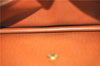 Authentic Louis Vuitton Epi Montaigne 27 Clutch Bag Brown M52653 LV 1387D