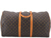 Authentic Louis Vuitton Monogram Keepall 55 Travel Boston Bag M41424 LV 1387E