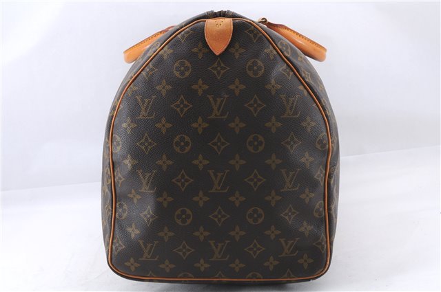 Authentic Louis Vuitton Monogram Keepall 55 Travel Boston Bag M41424 LV 1387E