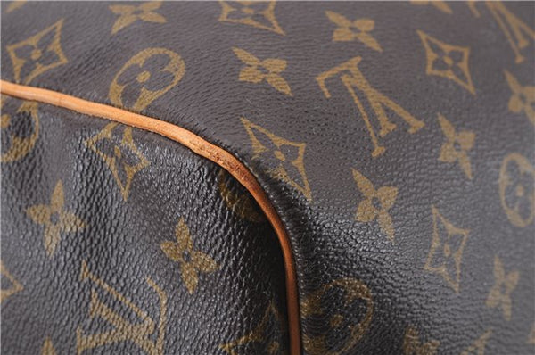 Authentic Louis Vuitton Monogram Keepall 55 Travel Boston Bag M41424 LV 1387E