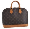 Authentic Louis Vuitton Monogram Alma Hand Bag Purse M51130 LV 1387F