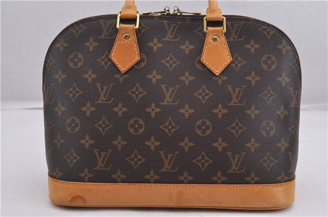 Authentic Louis Vuitton Monogram Alma Hand Bag Purse M51130 LV 1387F
