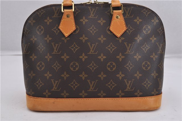 Authentic Louis Vuitton Monogram Alma Hand Bag Purse M51130 LV 1387F