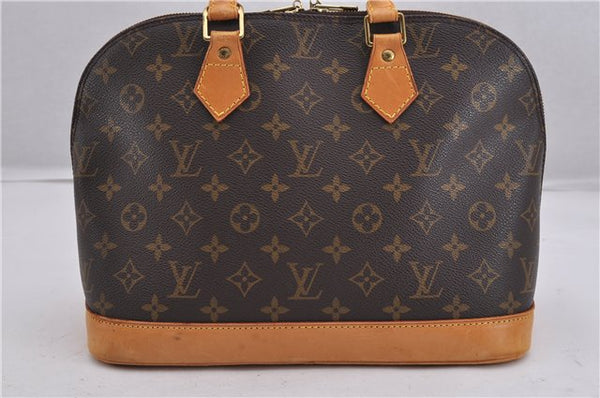 Authentic Louis Vuitton Monogram Alma Hand Bag Purse M51130 LV 1387F
