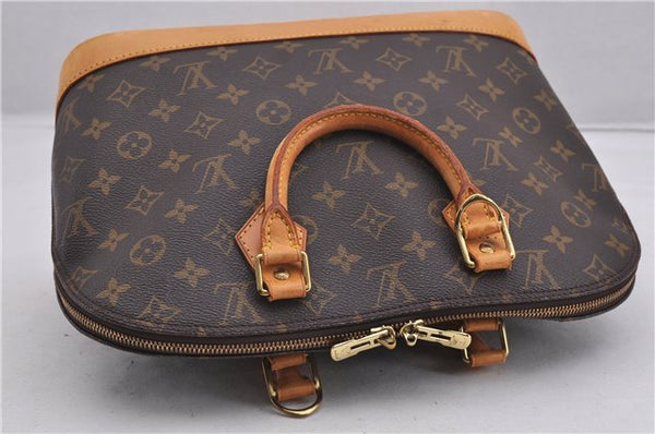 Authentic Louis Vuitton Monogram Alma Hand Bag Purse M51130 LV 1387F