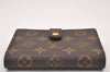 Auth Louis Vuitton Monogram Porte Monnaie Billets Viennois M61663 Wallet 1387I