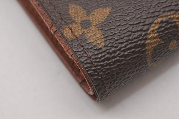 Auth Louis Vuitton Monogram Porte Monnaie Billets Viennois M61663 Wallet 1387I