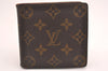 Authentic Louis Vuitton Monogram Porte Billet Carte Credit Monnaie Wallet 1389I