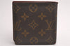 Authentic Louis Vuitton Monogram Porte Billet Carte Credit Monnaie Wallet 1389I