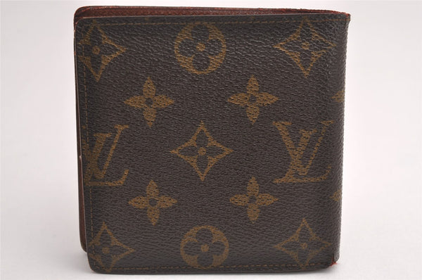 Authentic Louis Vuitton Monogram Porte Billet Carte Credit Monnaie Wallet 1389I