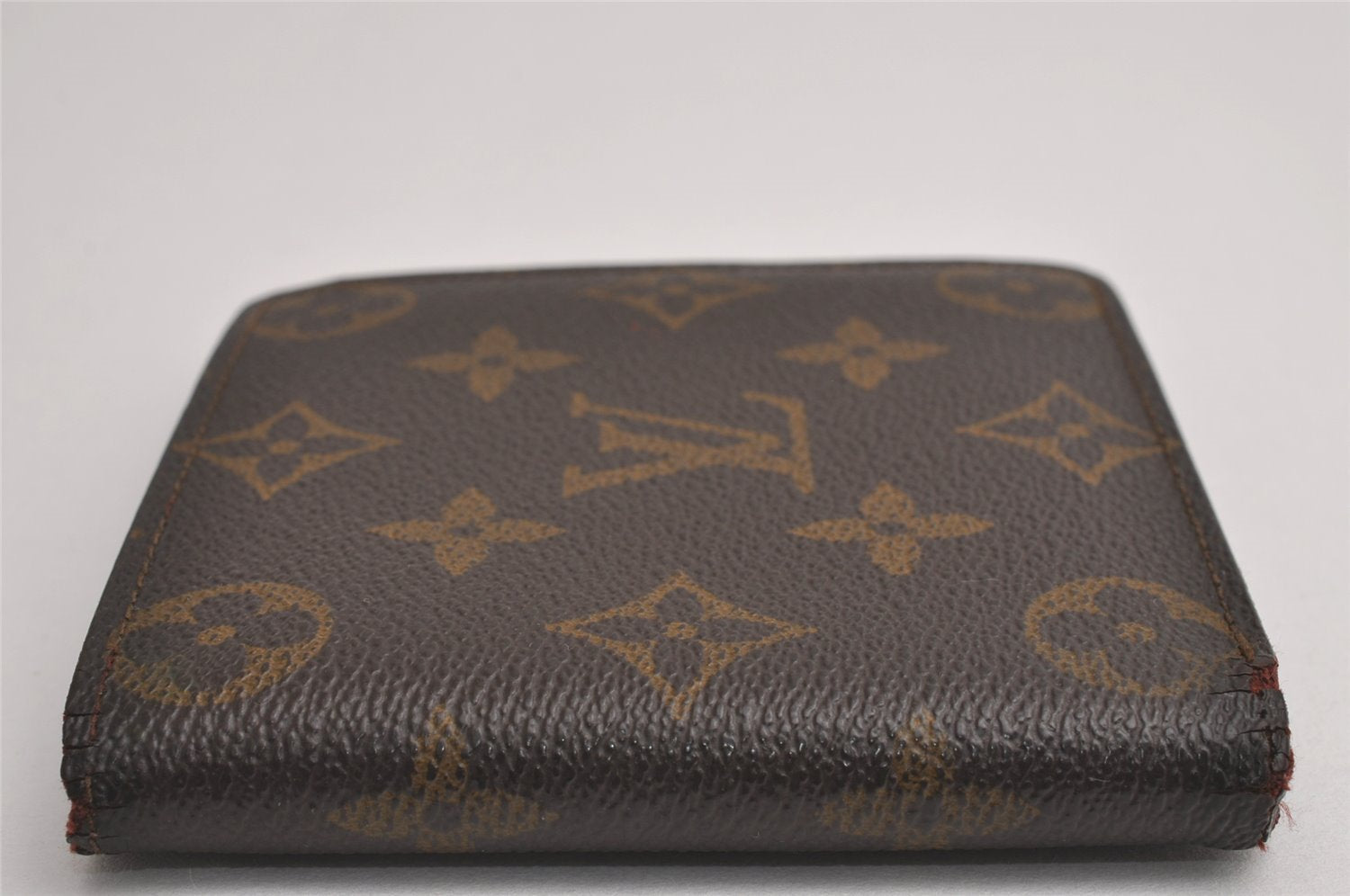 Authentic Louis Vuitton Monogram Porte Billet Carte Credit Monnaie Wallet 1389I