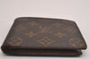 Authentic Louis Vuitton Monogram Porte Billet Carte Credit Monnaie Wallet 1389I