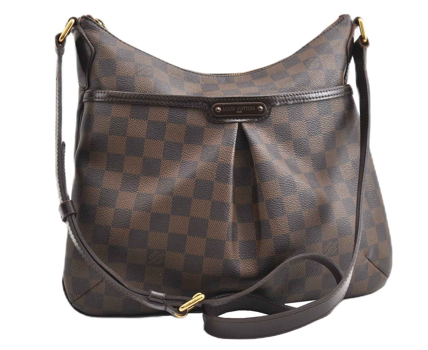 Authentic Louis Vuitton Damier Bloomsbury PM Shoulder Bag N42251 Junk 1390G