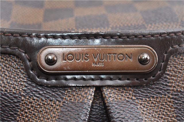 Authentic Louis Vuitton Damier Bloomsbury PM Shoulder Bag N42251 Junk 1390G