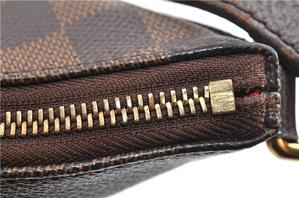 Authentic Louis Vuitton Damier Bloomsbury PM Shoulder Bag N42251 Junk 1390G