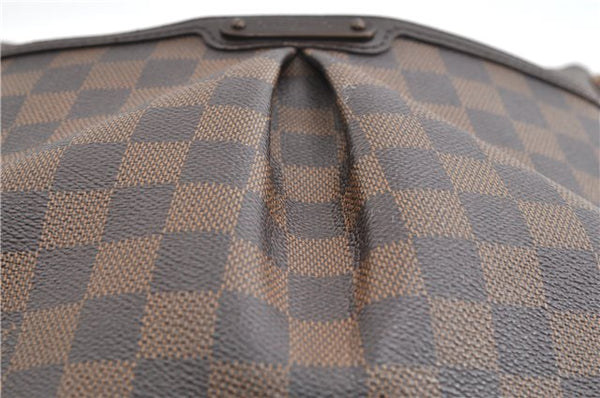 Authentic Louis Vuitton Damier Bloomsbury PM Shoulder Bag N42251 Junk 1390G