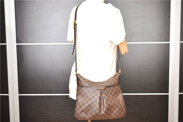 Authentic Louis Vuitton Damier Bloomsbury PM Shoulder Bag N42251 Junk 1390G