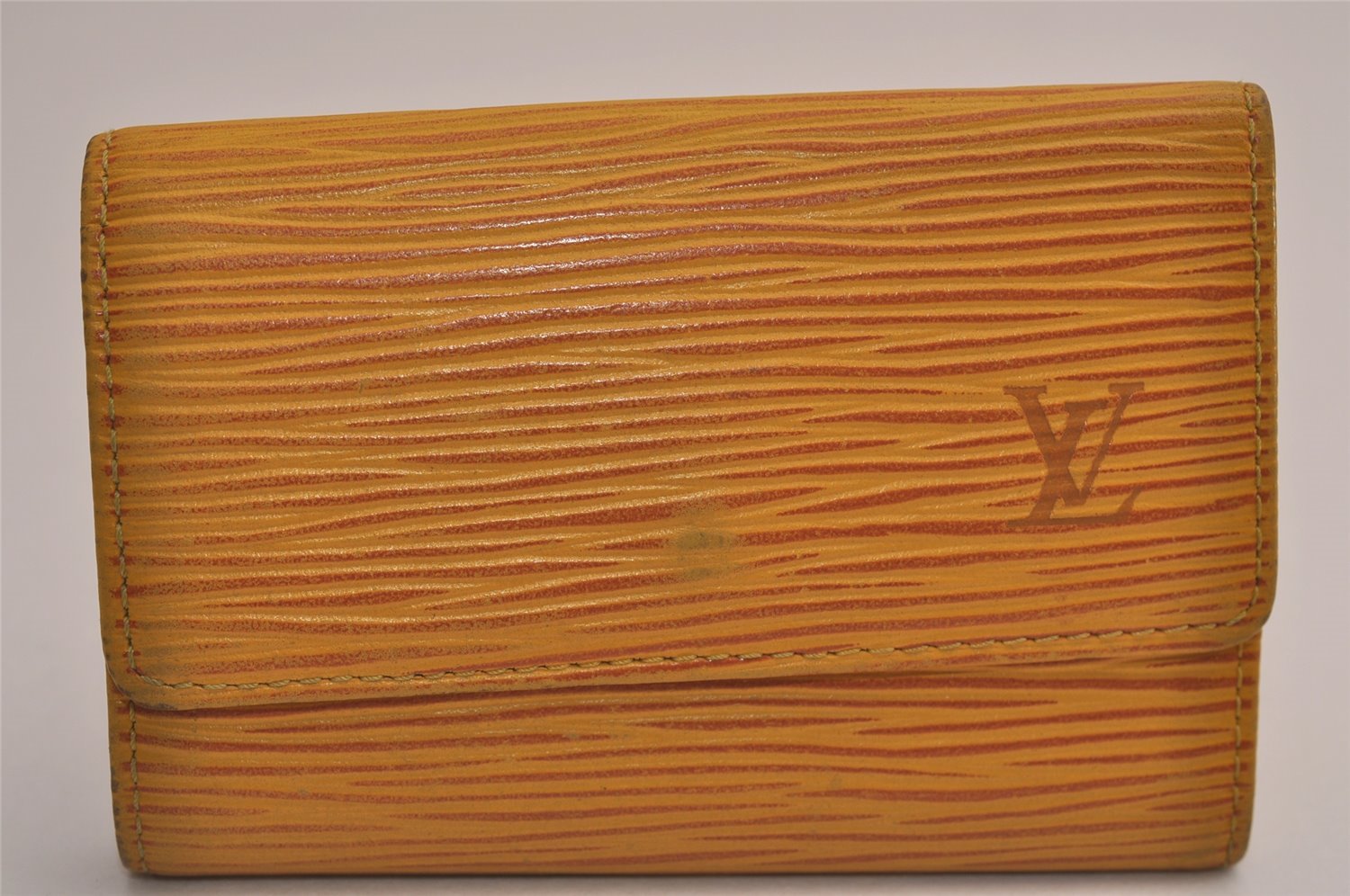 Authentic Louis Vuitton Epi Multicles 6 Key Case Yellow M63819 LV 1391I