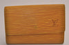 Authentic Louis Vuitton Epi Multicles 6 Key Case Yellow M63819 LV 1391I