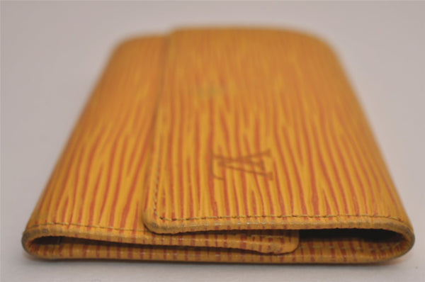 Authentic Louis Vuitton Epi Multicles 6 Key Case Yellow M63819 LV 1391I
