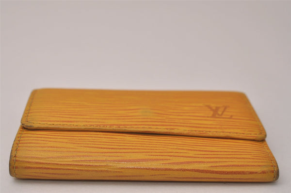 Authentic Louis Vuitton Epi Multicles 6 Key Case Yellow M63819 LV 1391I