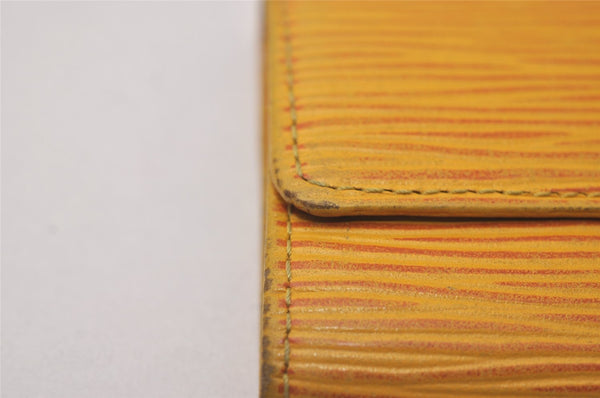 Authentic Louis Vuitton Epi Multicles 6 Key Case Yellow M63819 LV 1391I