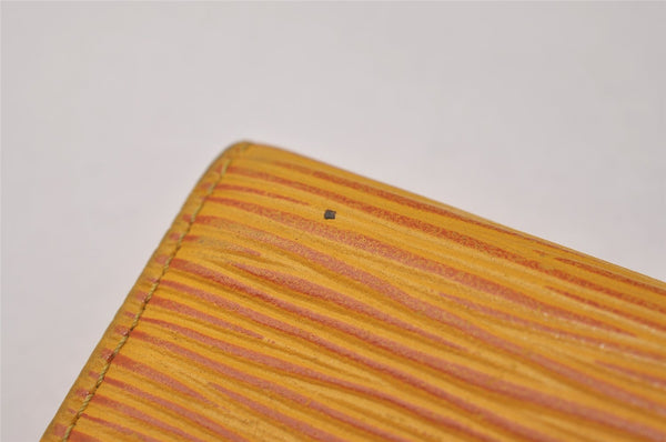 Authentic Louis Vuitton Epi Multicles 6 Key Case Yellow M63819 LV 1391I