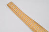 Authentic HERMES Vintage Tie Necktie Clover Pattern Silk 5005EA Yellow 1392I