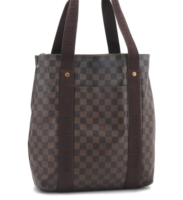 Authentic LOUIS VUITTON Damier Cabas Beaubourg Shoulder Tote Bag N52006 LV 1393C