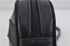 Authentic Ferragamo Vara Shoulder Cross Body Bag Purse Leather Black 1393D