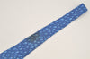 Authentic HERMES Vintage Tie Necktie Leopard Pattern Silk 7895MA Blue 1393I