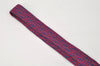 Authentic HERMES Tie Necktie Mors deux Chain Pattern Silk 7192UA Navy Red 1394I