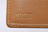 Authentic GUCCI Long Wallet Purse GG Canvas Leather Brown 1396D