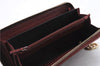 Authentic GUCCI Guccissima Leather Long Wallet Purse 212110 Red 1397D