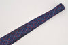 Authentic HERMES Vintage Tie Necktie Belt Pattern Silk 988SA Navy Blue 1397I