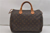 Authentic Louis Vuitton Monogram Speedy 30 Hand Boston Bag M41526 LV 1398E