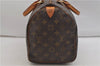 Authentic Louis Vuitton Monogram Speedy 30 Hand Boston Bag M41526 LV 1398E