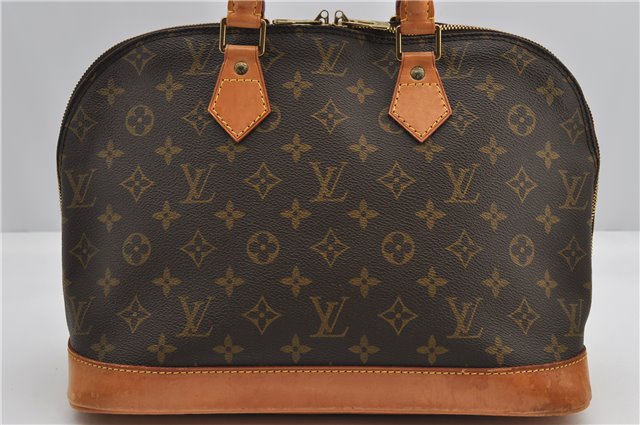 Authentic Louis Vuitton Monogram Alma Hand Bag Purse M51130 LV 1398F