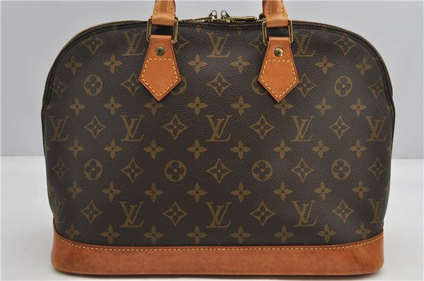 Authentic Louis Vuitton Monogram Alma Hand Bag Purse M51130 LV 1398F