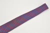 Authentic HERMES Tie Necktie Geometrical Pattern Silk 7081OA Blue Red 1398I