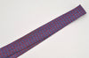 Authentic HERMES Tie Necktie Geometrical Pattern Silk 7081OA Blue Red 1398I