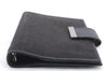 Authentic GUCCI Note Book Day Planner Cover Canvas Leather 115240 Black 1399D