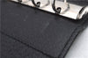 Authentic GUCCI Note Book Day Planner Cover Canvas Leather 115240 Black 1399D