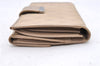 Authentic GUCCI Long Wallet Purse GG Canvas Leather 74210 Beige 1401D