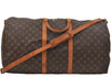 Auth Louis Vuitton Monogram Keepall Bandouliere 60 Boston Bag M41412 LV 1401E