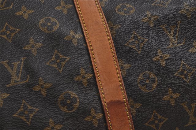 Auth Louis Vuitton Monogram Keepall Bandouliere 60 Boston Bag M41412 LV 1401E