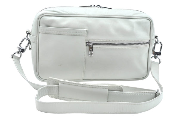 Authentic Louis Vuitton Monogram Defile Irvington Shoulder Bag M92356 Gray 1401H