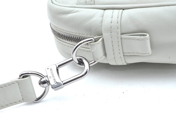 Authentic Louis Vuitton Monogram Defile Irvington Shoulder Bag M92356 Gray 1401H