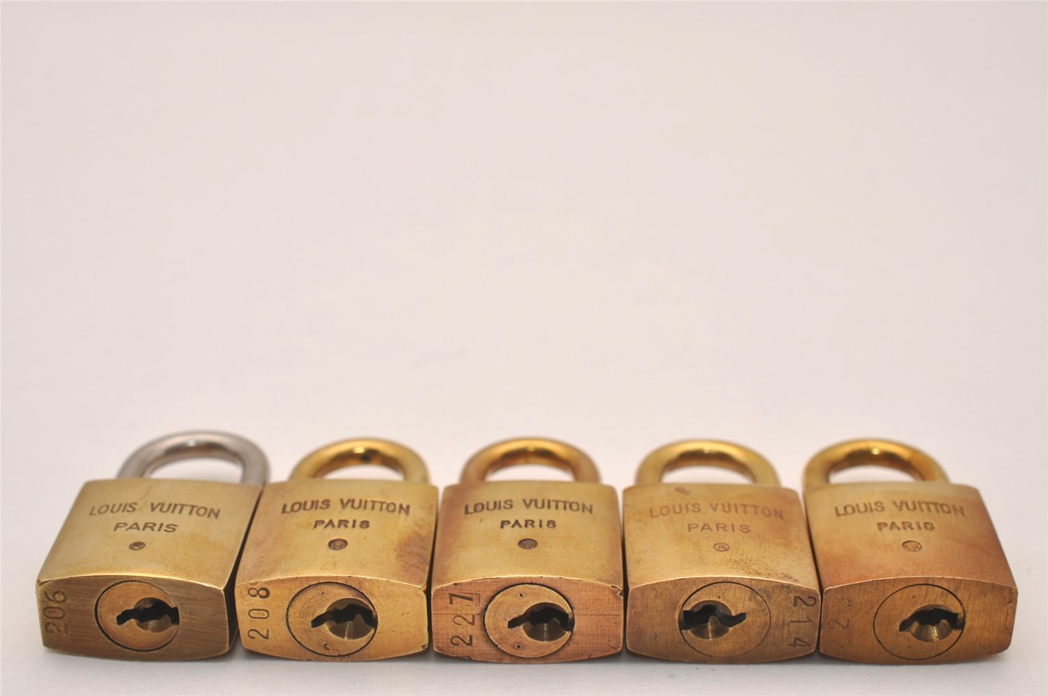 Authentic Louis Vuitton Padlock 10Set Old Model LV 1401I