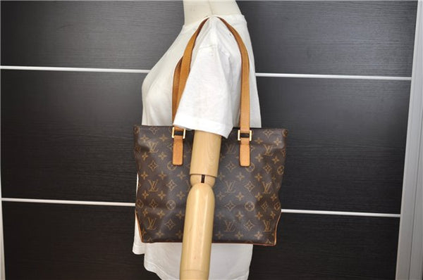 Authentic Louis Vuitton Monogram Cabas Piano Shoulder Tote Bag M51148 LV 1402F